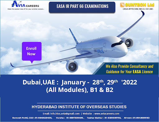 Easa exams in january 2022