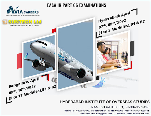 EASA IR Part66 Examinations in April